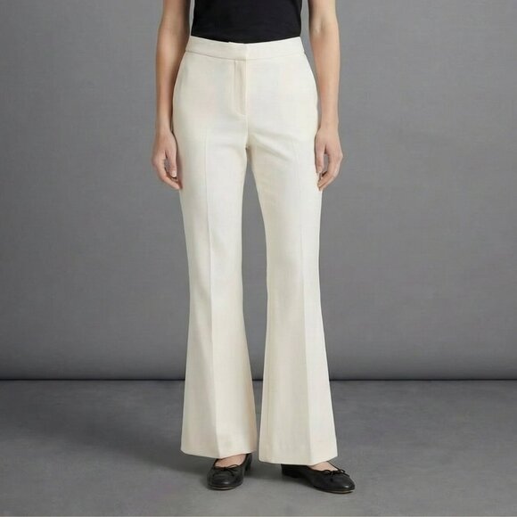 Suistudio Pants - Suistudio 100% Premium Wool Fully Lined White Pants Robin Flare NWT